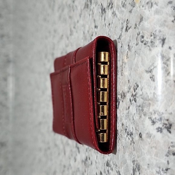 Yves Saint Laurent Leather Key Holder w/Free YSL Makeup Bag - Picture 6 of 14